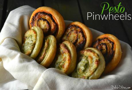 Pesto Puff Pastry Pinwheels