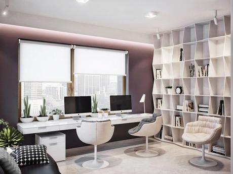 modern office design at home