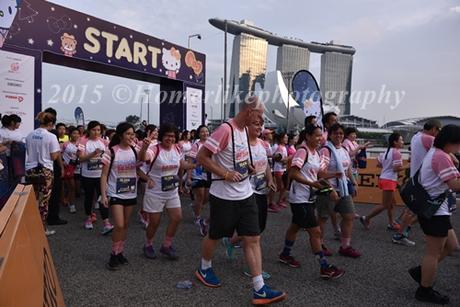 First Ever Hello Kitty Night Run In Singapore Was A Huge Success