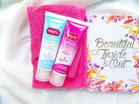 New & Improved Myra VitaSmooth and VitaWhite Facial Wash