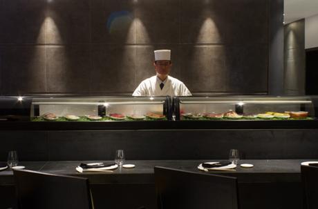 Chef Masato Toida at Ruka's Sushi Bar