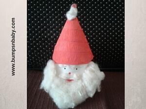 Santa Claus DIY Using Paper Cup