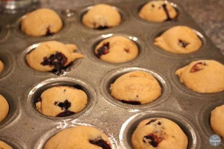 Vegan Blackberry Mini Muffins