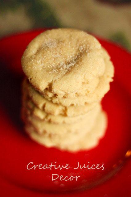 Chewy Chai Snickerdoodle Cookies - The Classy NOT Trashy Ones