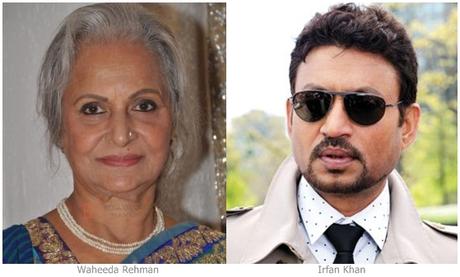 Irrfan Khan Excited To Work With Veteran Actor Waheeda Rehman