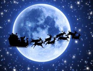 santa-and-reindeer-in-front-of-moon