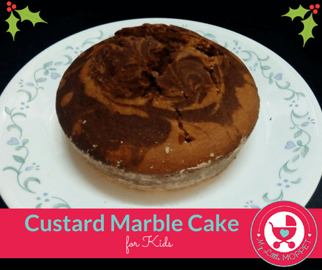 Custard Marble Cake Recipe for Kids