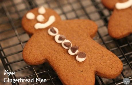 Vegan Gingerbread Men & House