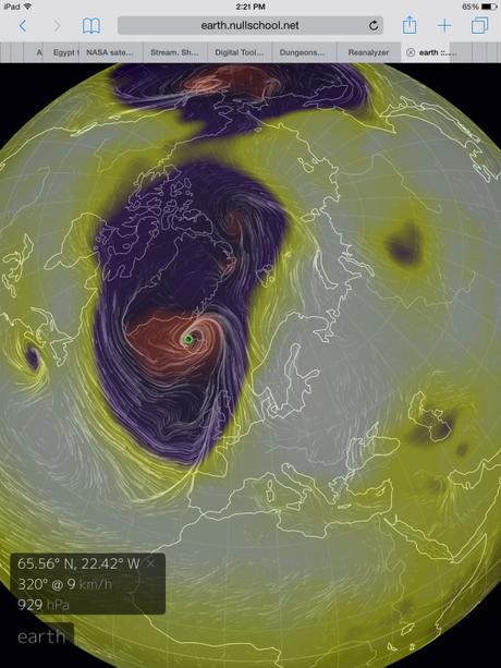 Warm Arctic Storm To Hurl Hurricane Force Winds at UK and Iceland, Push Temps to 72+ Degrees (F) Above Normal at North Pole