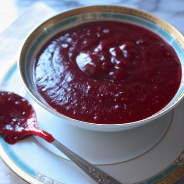 Citrus Ginger Cranberry Sauce