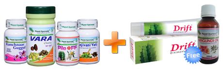 Ayurvedic Herbs for internal and external haemorrhoids treatment