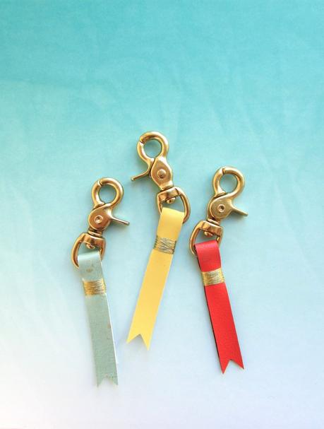 Top DIY Projects of 2015: Faux Leather Keychains | Francois et Moi