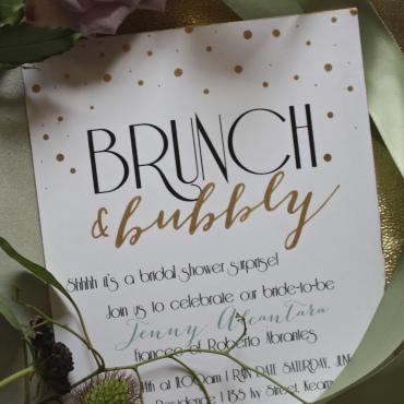 A DIY Gatsby Garden Brunch Bridal Shower