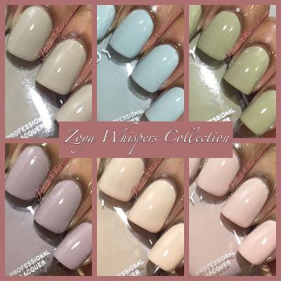 Zoya Whispers Collection - Swatches & Review