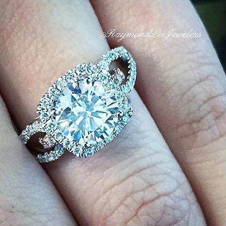 Gabriel & Co. engagement ring