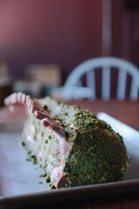 French Style Herb Crusted Pork Roast // www.WithTheGrains.com