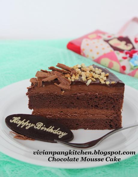 Chocolate Mousse Cake (Mousse without Egg)