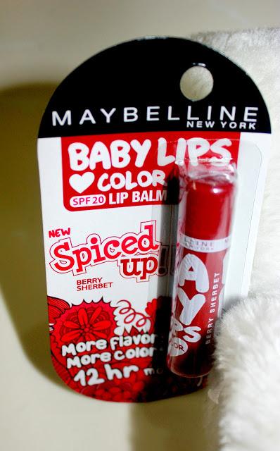 Maybelline Baby Lips Berry Sherbet Spiced Up Lip Balm Review