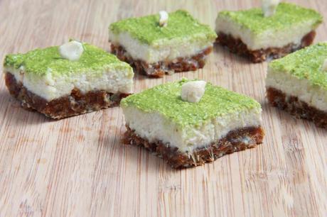 Matcha Raw Mini Cheesecakes Recipe