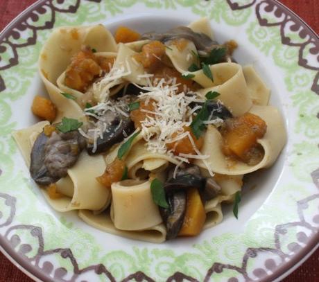 Wild Boletus Mushroom and Pumpkin Pappardelle – Pappardelle con Porcini e Zucca