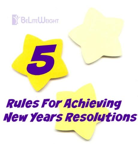 BeLiteWeight’s 5 Rules To Attain Your New Years Goals