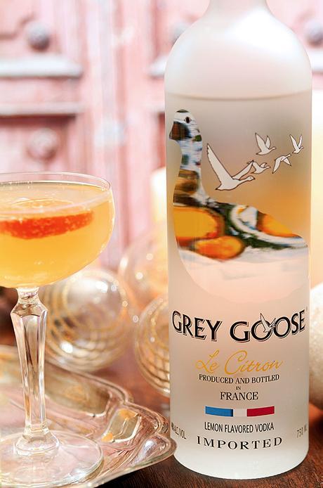 Grey Goose Fruits de Fête Champagne Cocktail