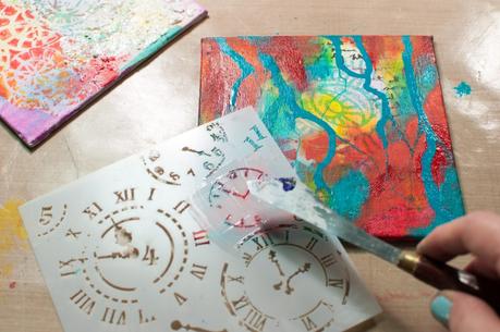Take Time To Create-Mixed Media Monthly Challenge