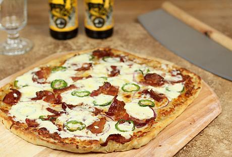 Bacon, Jalapeno and Cream Cheese Pizza