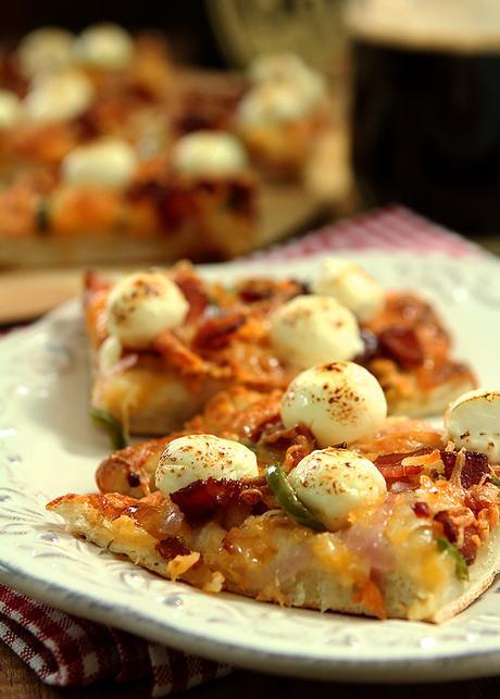 Bacon, Jalapeno and Cream Cheese Pizza