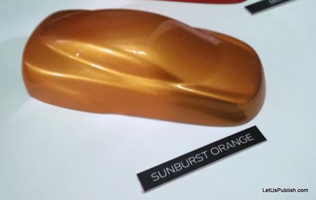 SunBurst Orange Zica Car