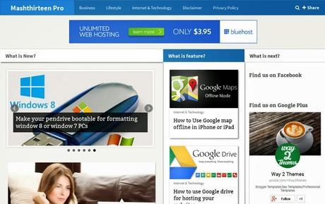 Best Free Responsive Blogger Templates for 2016 Best Free Responsive Blogger Templates for 2016