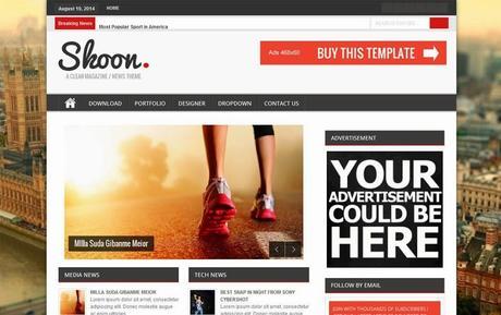 Best Free Responsive Blogger Templates for 2016 Best Free Responsive Blogger Templates for 2016