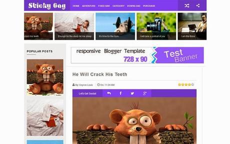 Best Free Responsive Blogger Templates for 2016 Best Free Responsive Blogger Templates for 2016