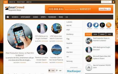 Best Free Responsive Blogger Templates for 2016 Best Free Responsive Blogger Templates for 2016