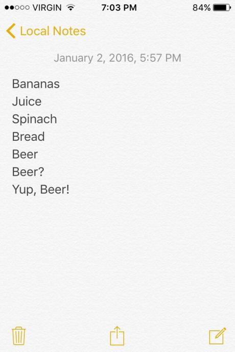 A lil’ something new on my grocery list…