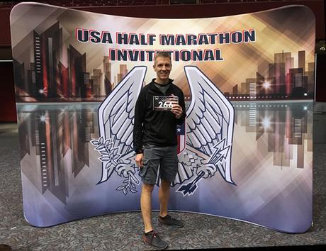 Mike Sohaskey at USA Half Marathon expo