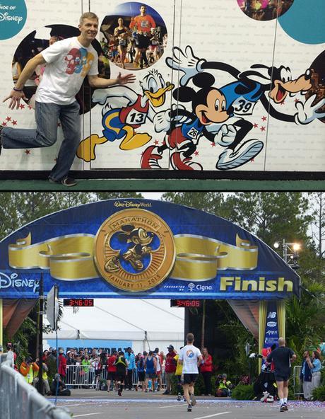 Mike Sohaskey at Walt Disney World Expo & finish line
