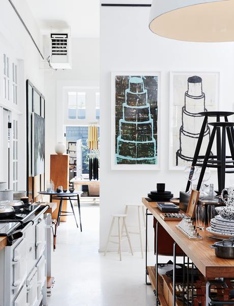 Art and kitchenware at March