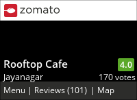 Rooftop Cafe Menu, Reviews, Photos, Location and Info - Zomato