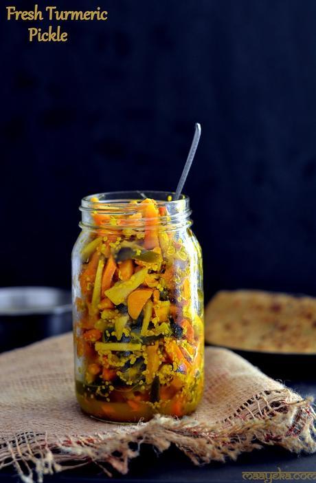 fresh -turmeric-pickle