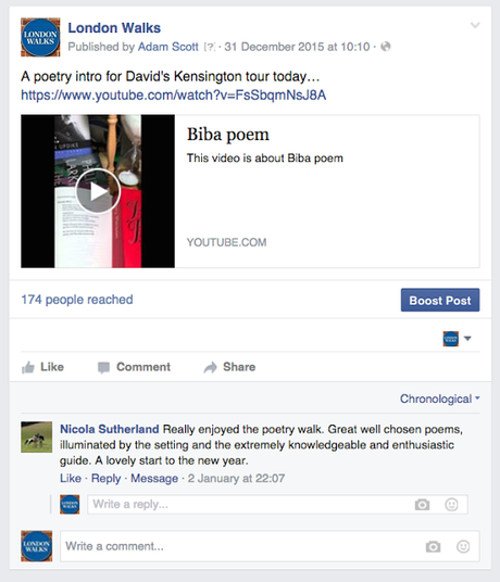 The Inaugural London In Poetry Walk #Poetry