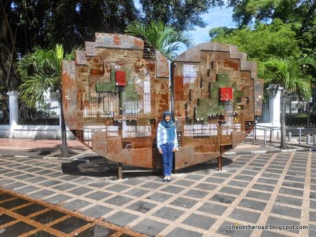 The Classic Batik Street Of Yogyakarta In Indonesia