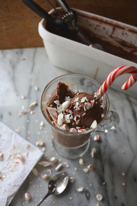 Chocolate Candy Cane Ice Cream