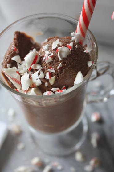 Chocolate Candy Cane Ice Cream