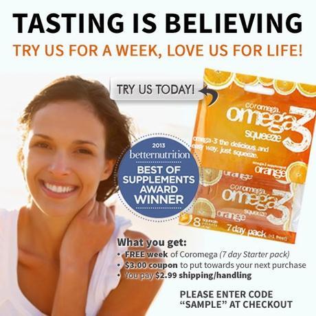 Image: Free Omega-3 Squeeze 7-Day Sample Pack