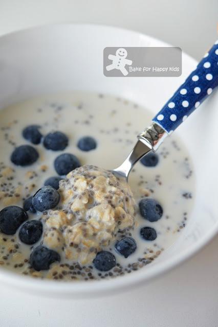 Superfood Blueberry Chia Overnight Oats