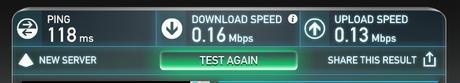 Internet speed test