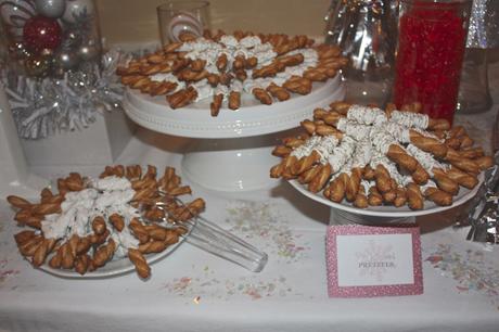 Pink Winter Wonderland Candy Buffet