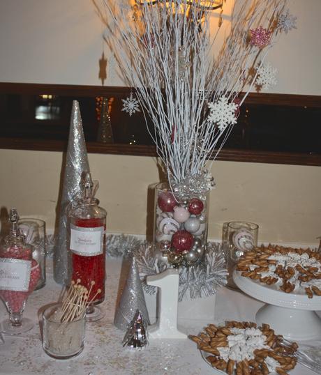 Pink Winter Wonderland Candy Buffet