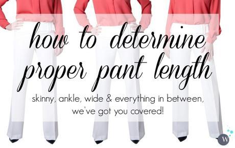 Ask Allie: The Correct Length for Every Style of Pants